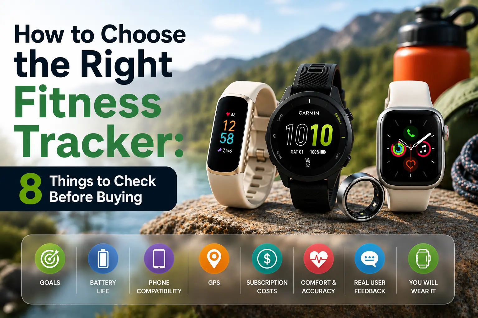 How to Choose the Right Fitness Tracker: 8 Things to Check Before Buying
