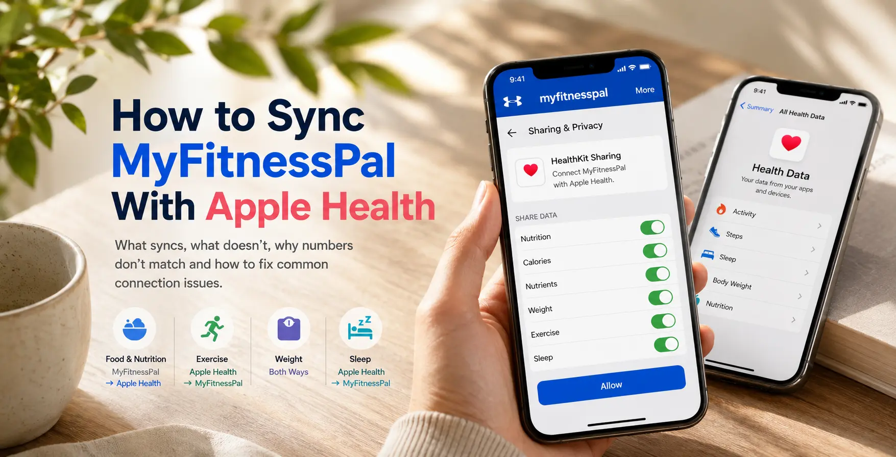 How to Sync MyFitnessPal With Apple Health
