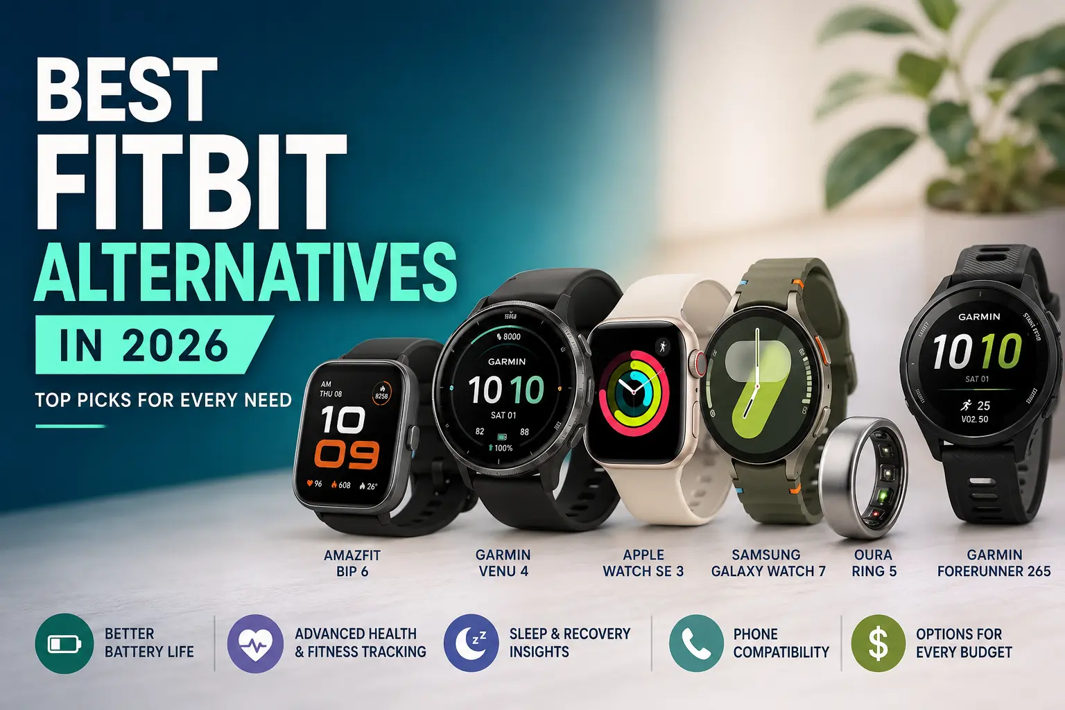 Best Fitbit Alternatives in 2026: Top Picks for Every Need