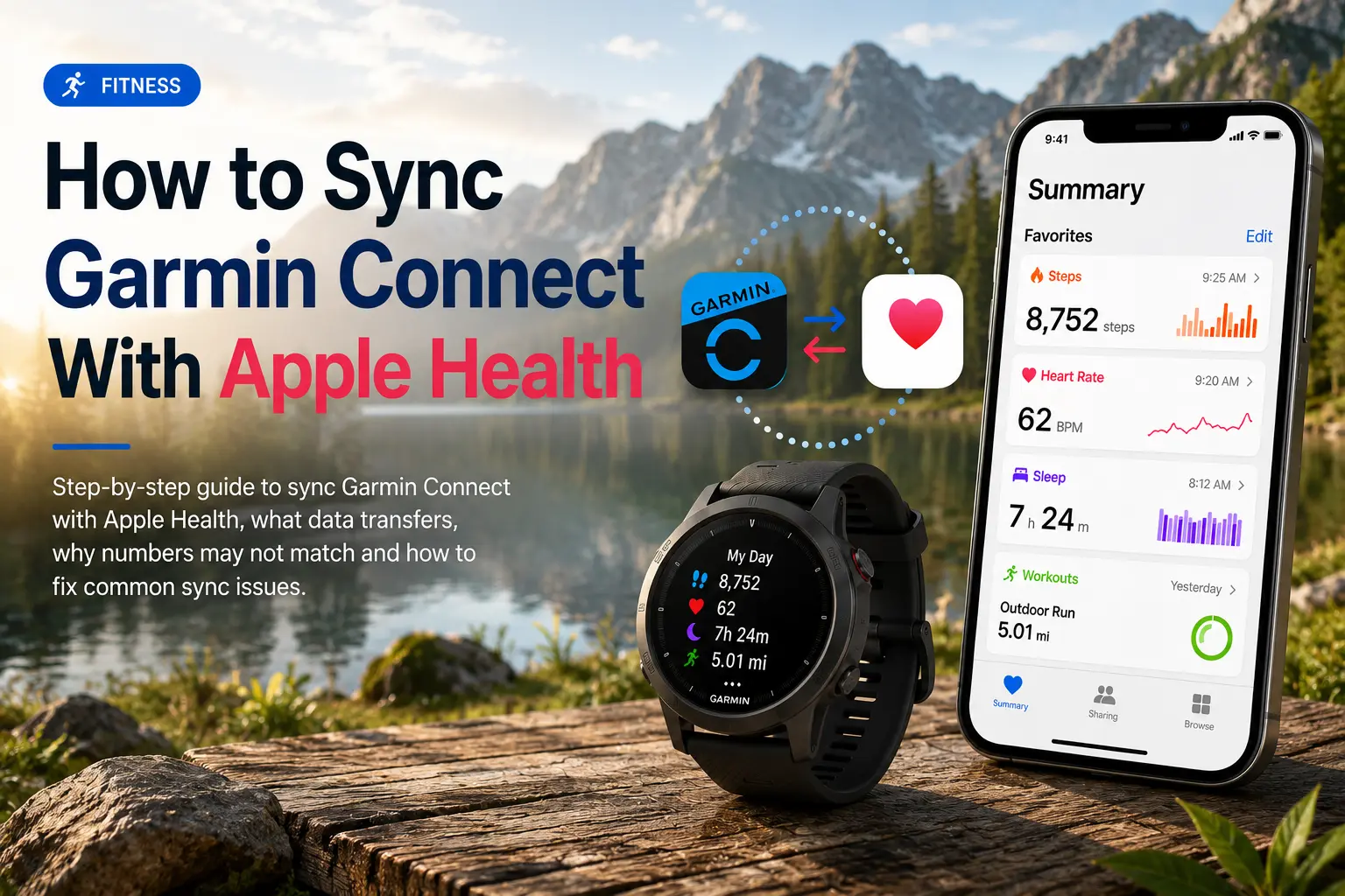 How to Sync Garmin Connect With Apple Health